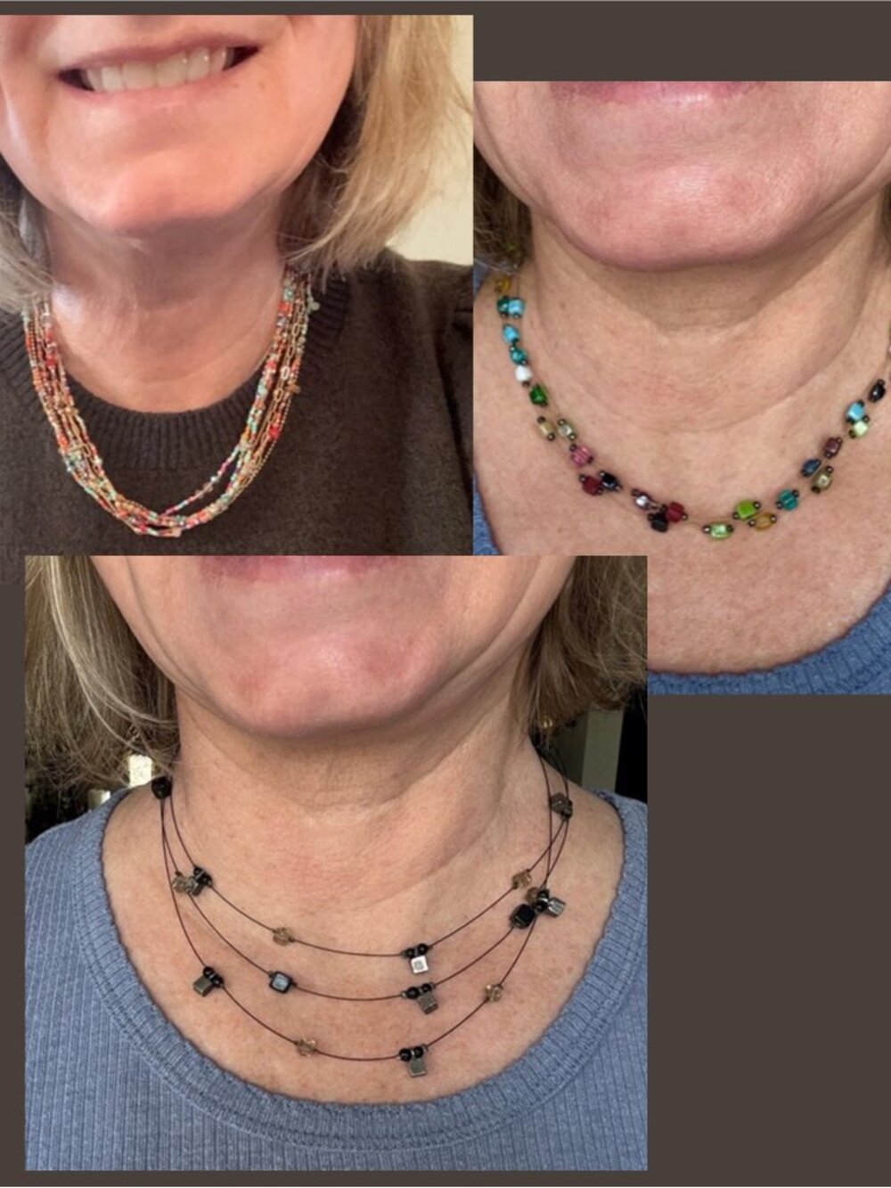 Lot of Three Beaded Necklaces